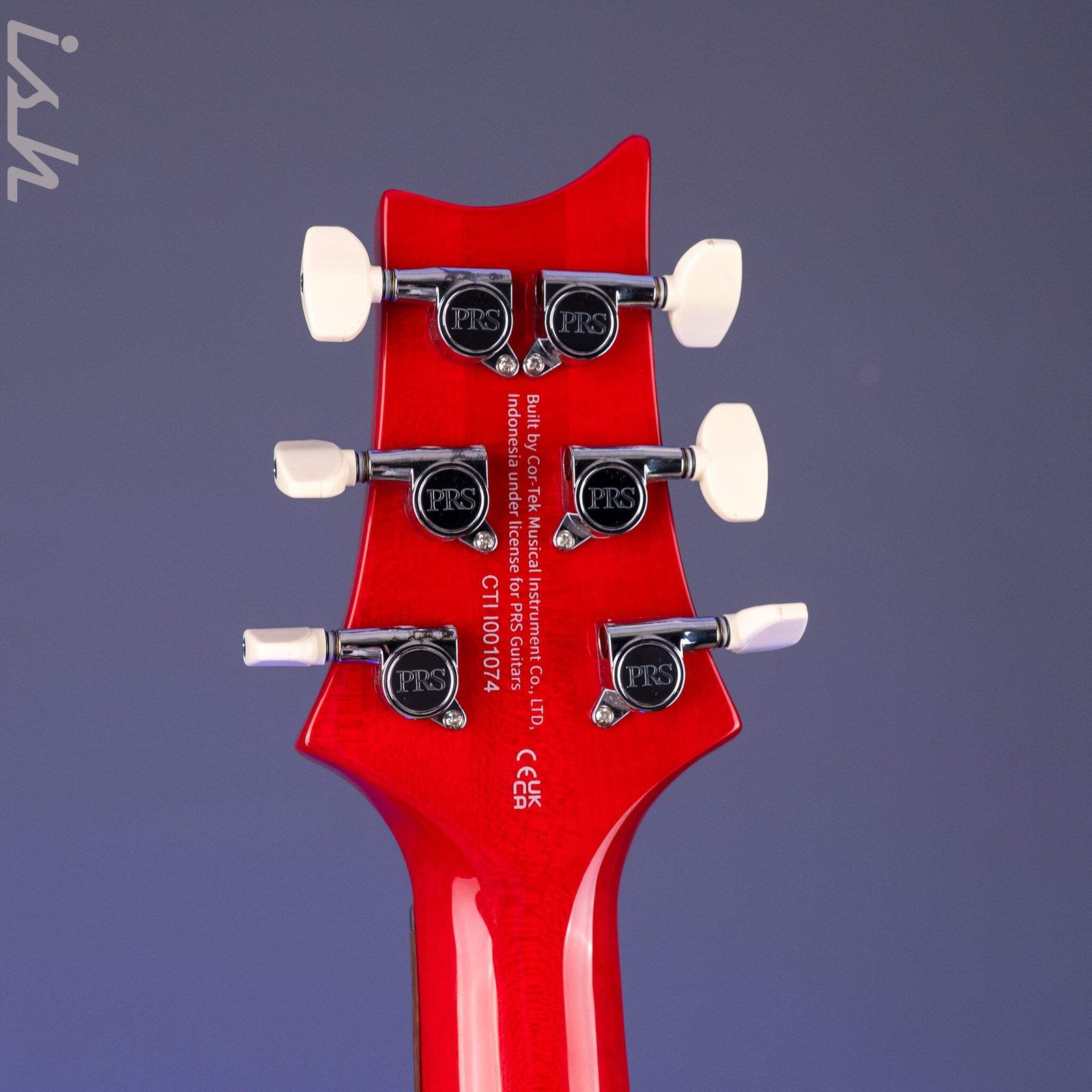 PRS SE Custom 24 Charcoal Cherry Burst