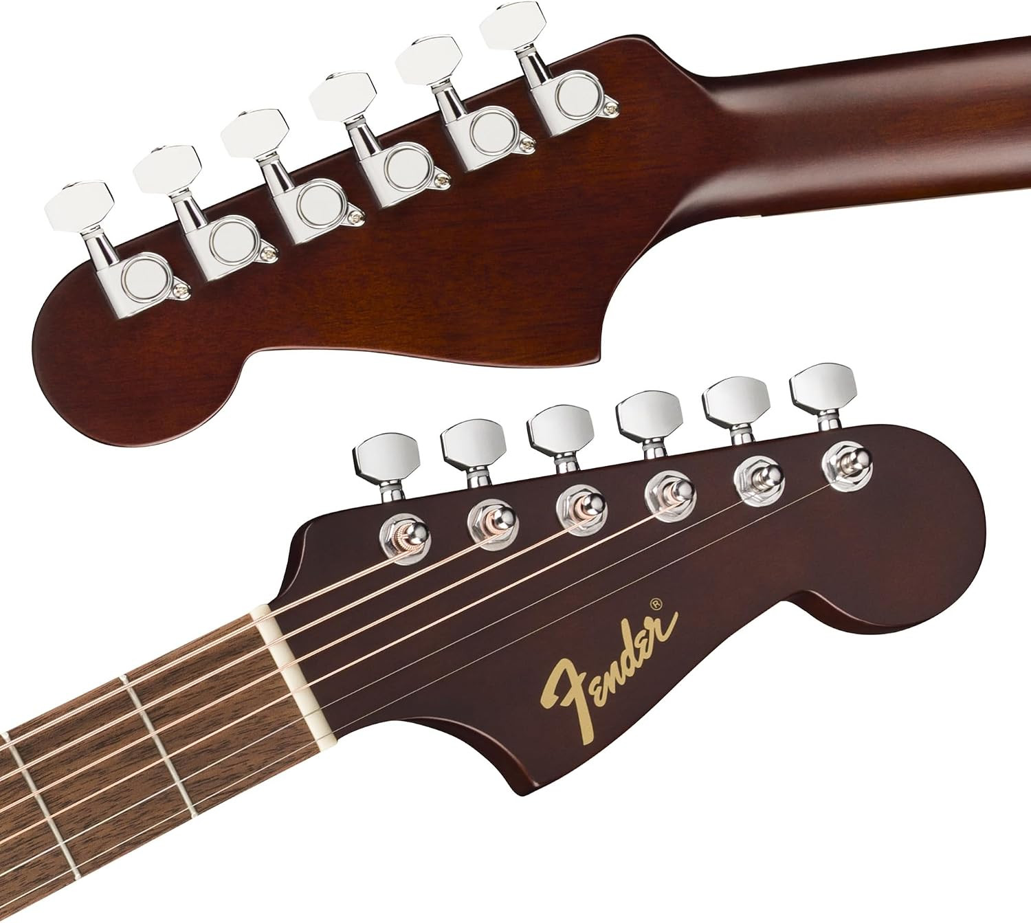 Fender California Redondo CE Acoustic Electric Guitar White Bundle Hard Case