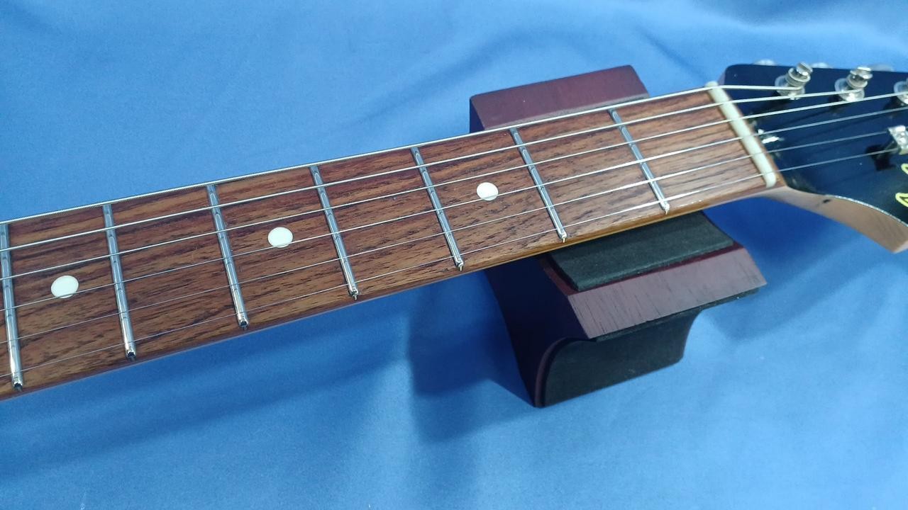 Moon ST-C Bk/r CR Used Electric Guitar [AUTH]