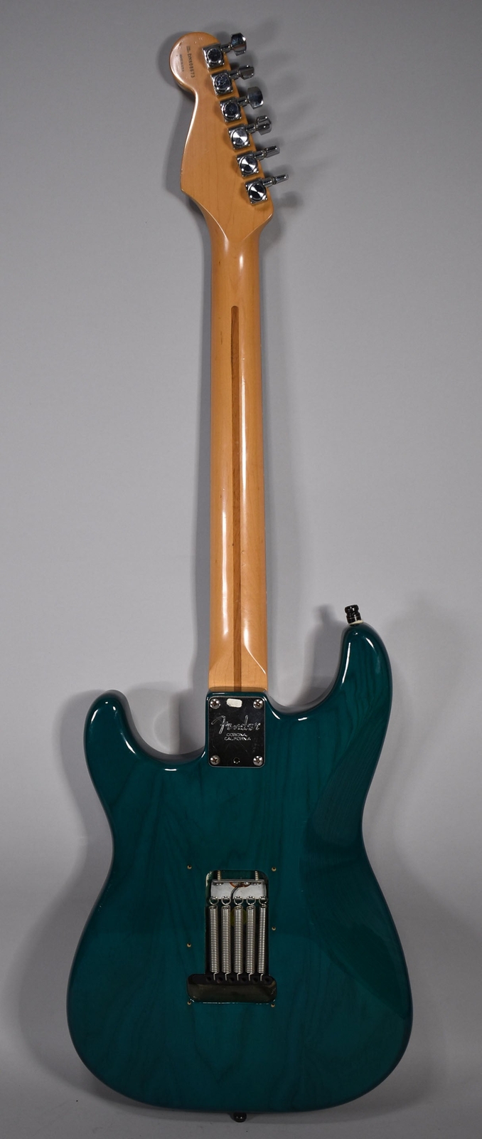 1998 Fender American Deluxe Stratocaster Transparent Teal w/HSC