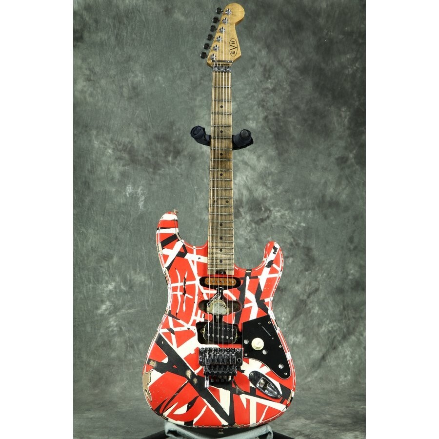 EVH Electric guitar Striped Series Frankie Red/White/Black Relic Eddie Van Halen
