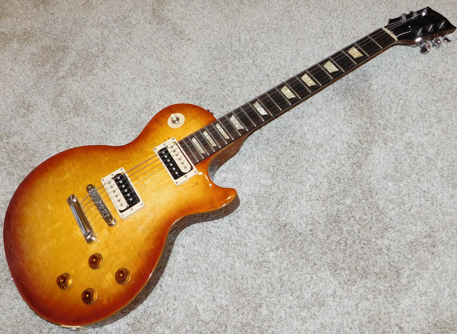 Gibson Les Paul Studio Deluxe III Electric Guitar 2015 Honey Burst