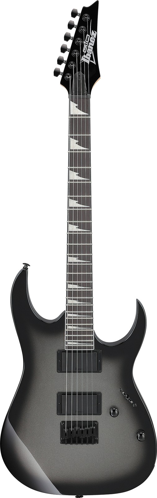 Ibanez GRG121DX RG Gio Electric Guitar – Metallic Gray Sunburst w/ Gig Bag
