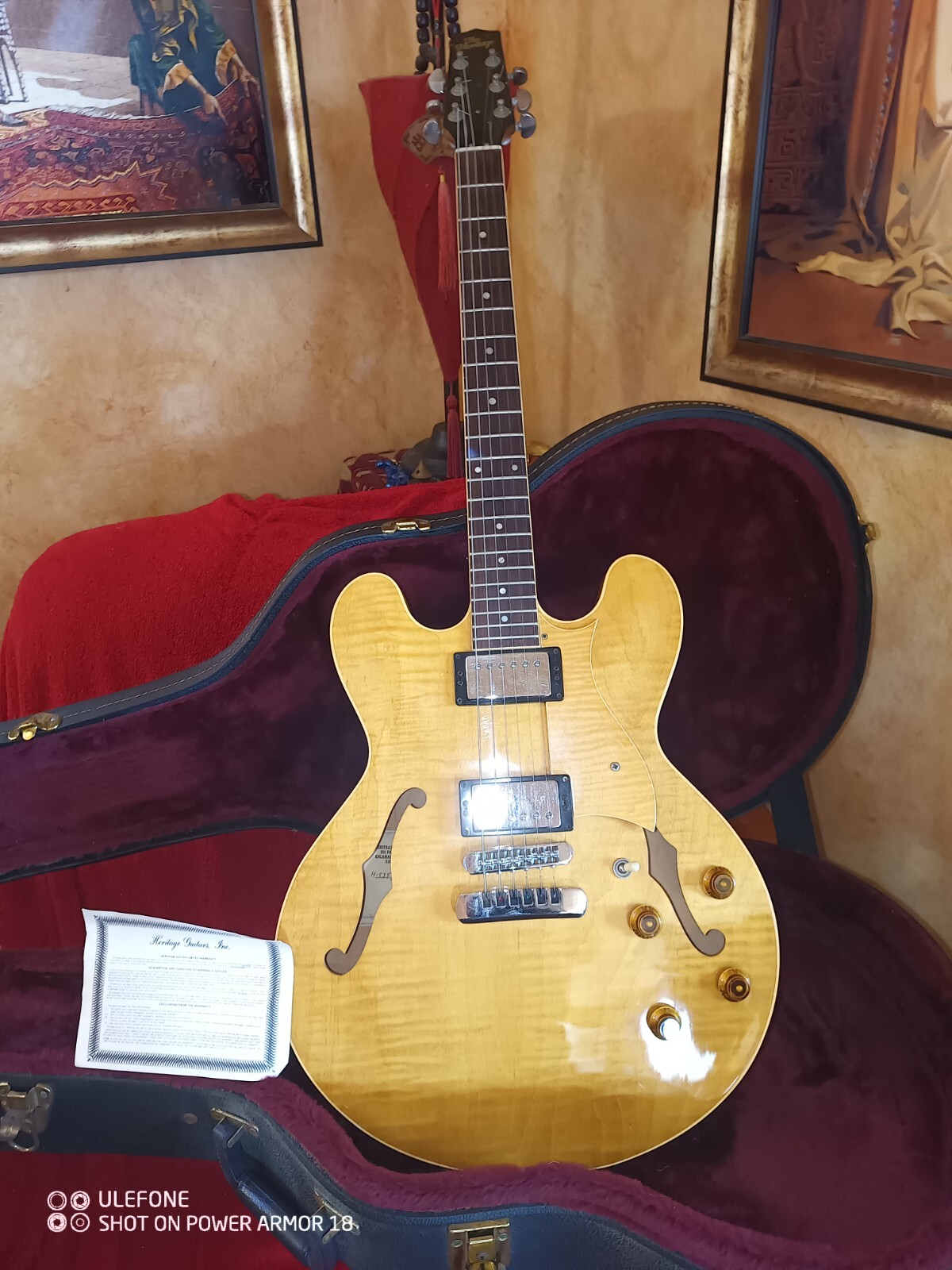 1989 Heritage 535 Guitar AUT NAT very warm sound