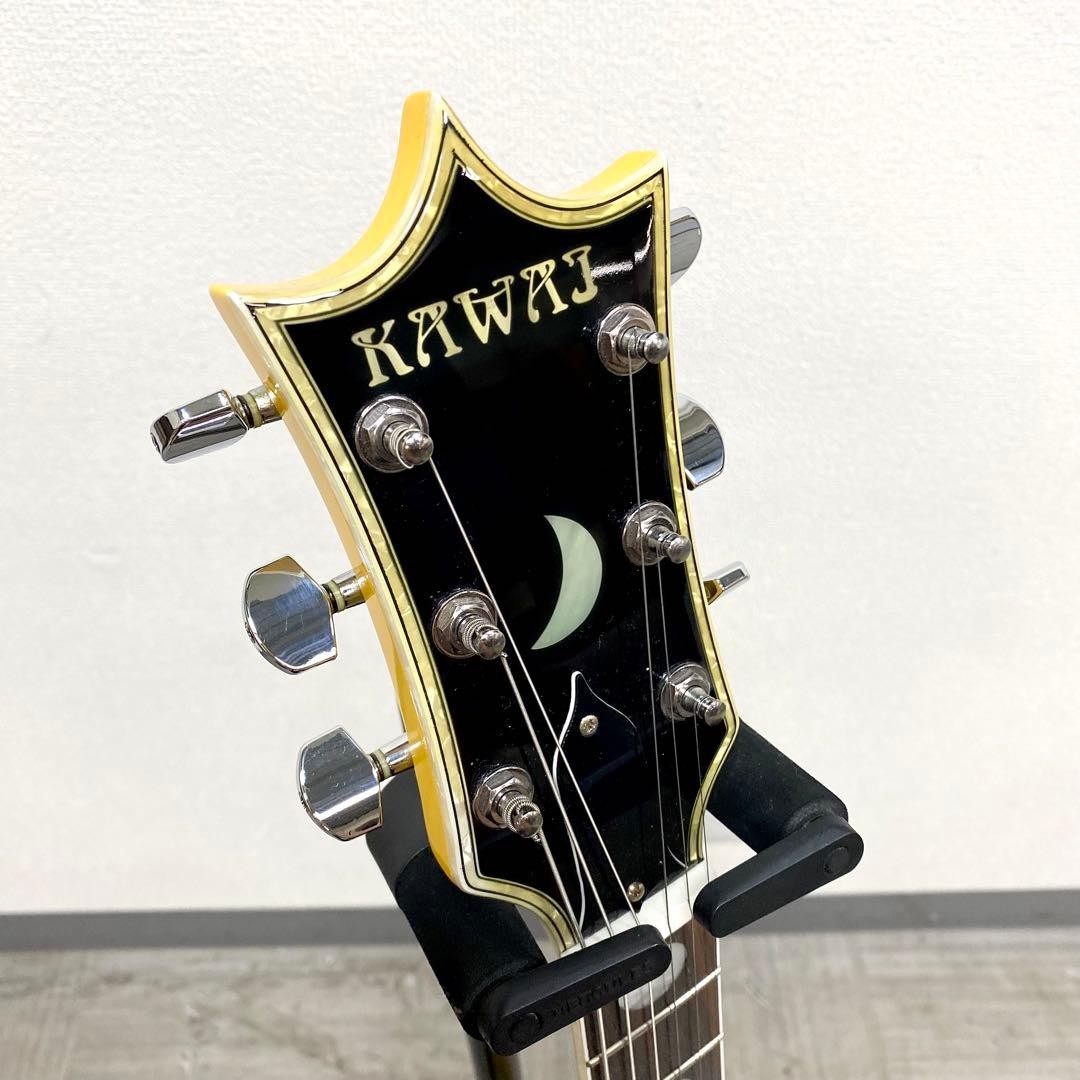 Electric Guitar Kawai Moonsault MS-21C Yellowburst Moon Shape Body