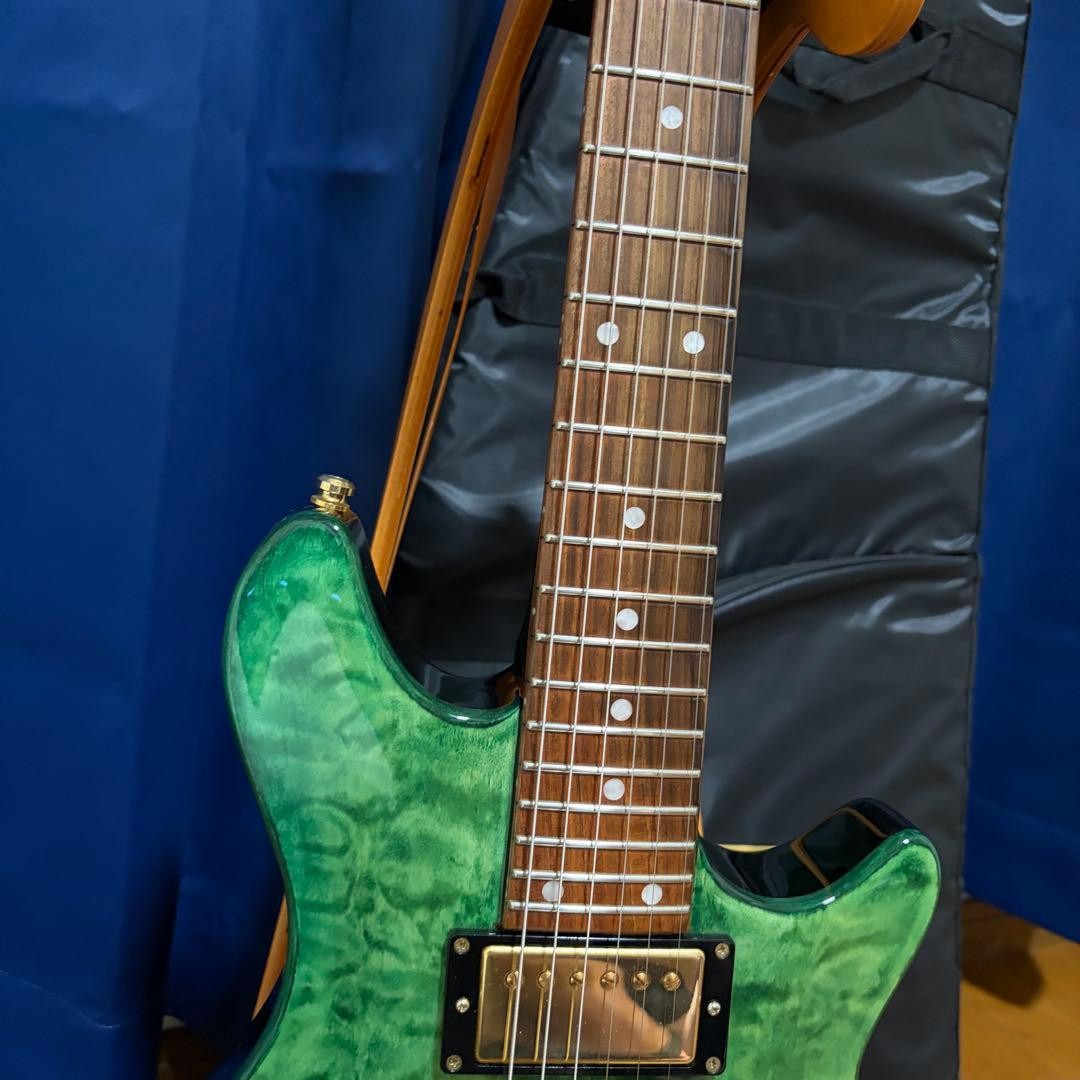 Edwards E-U-HL2 Uruha the GazettE Malachite Green Electric Guitar Used Product