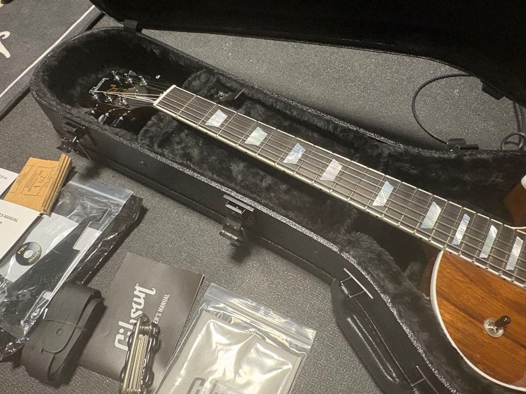 GibsonUSA Les Paul Modern Koa Natural 3.9lb Electric Guitar New Excellent