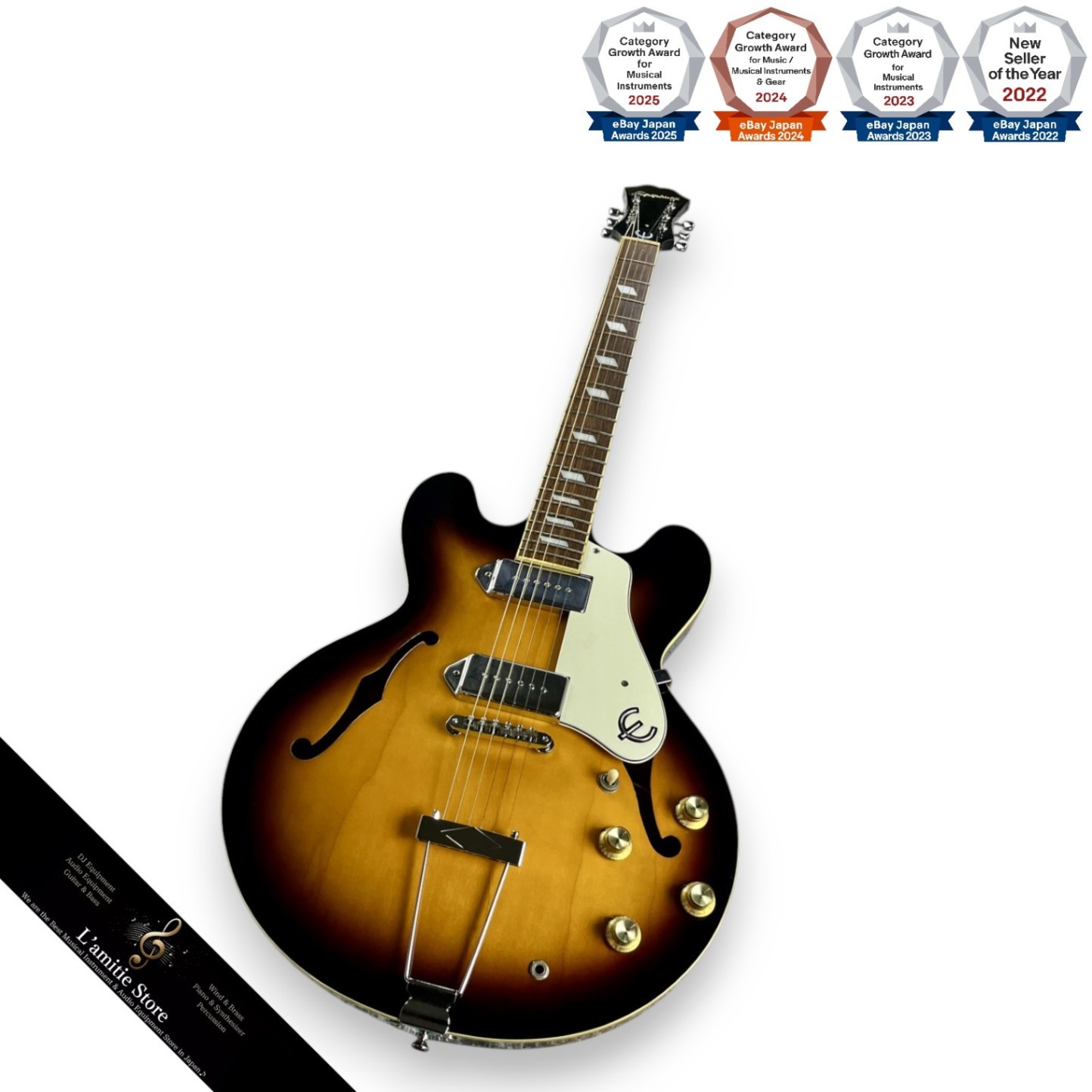 Epiphone Casino Vintage Sunburst 2003 Korean Made Guitar