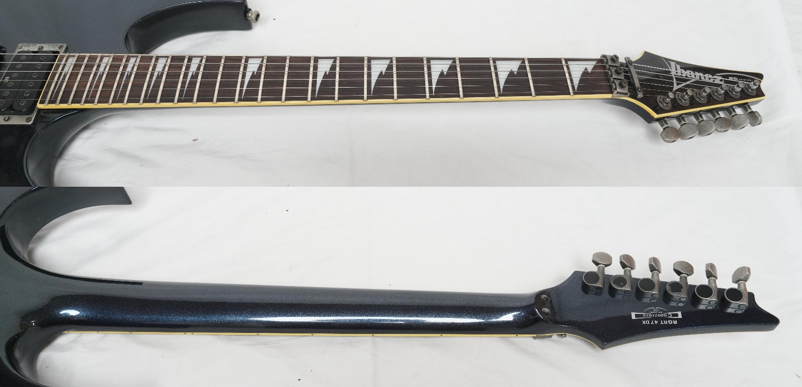 IBANEZ RGRT 47 DX NAVY METALLIC Through-Neck RG (2002 model)