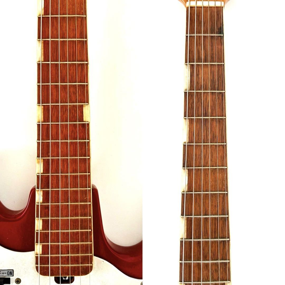 Electric Guitar Teisco TRG-1 Red Japan with Built-in Amplifier + Soft Case