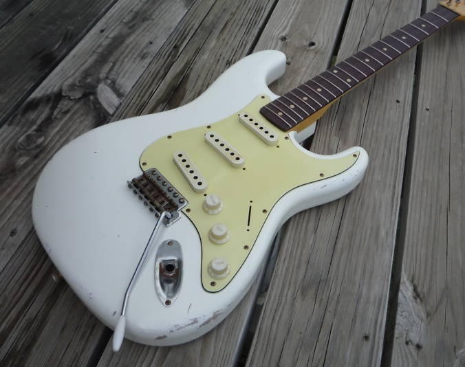 MJT Official Custom Order Aged Nitro Body & MK MJT Neck Combo Kit Mark Jenny VTS