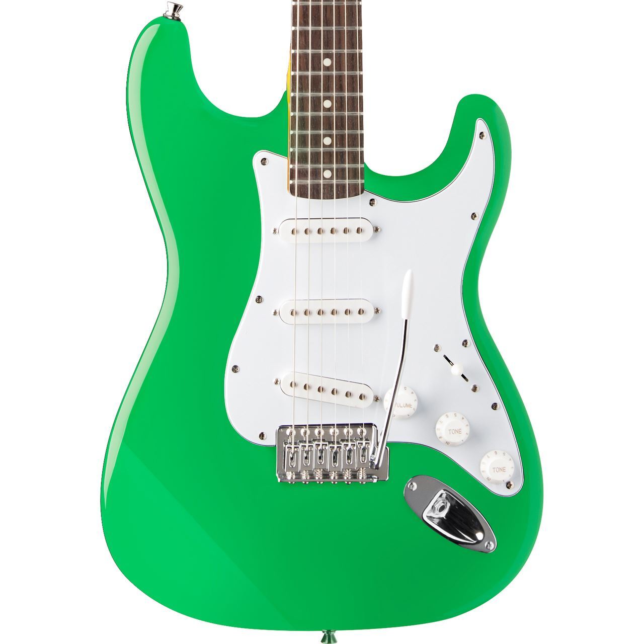 Oscar Schmidt OS-300-SFG Solid Body Double Cutaway Electric Guitar, Surf Green