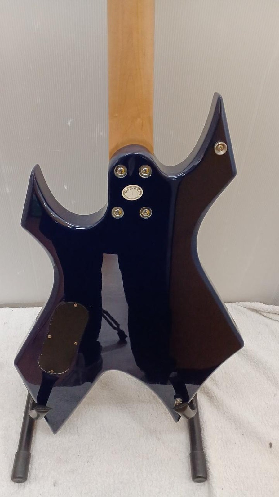 B.C.RICH WARLOCK-340JE Used Basswood body Maple neck Rosewood fingerboard Blue