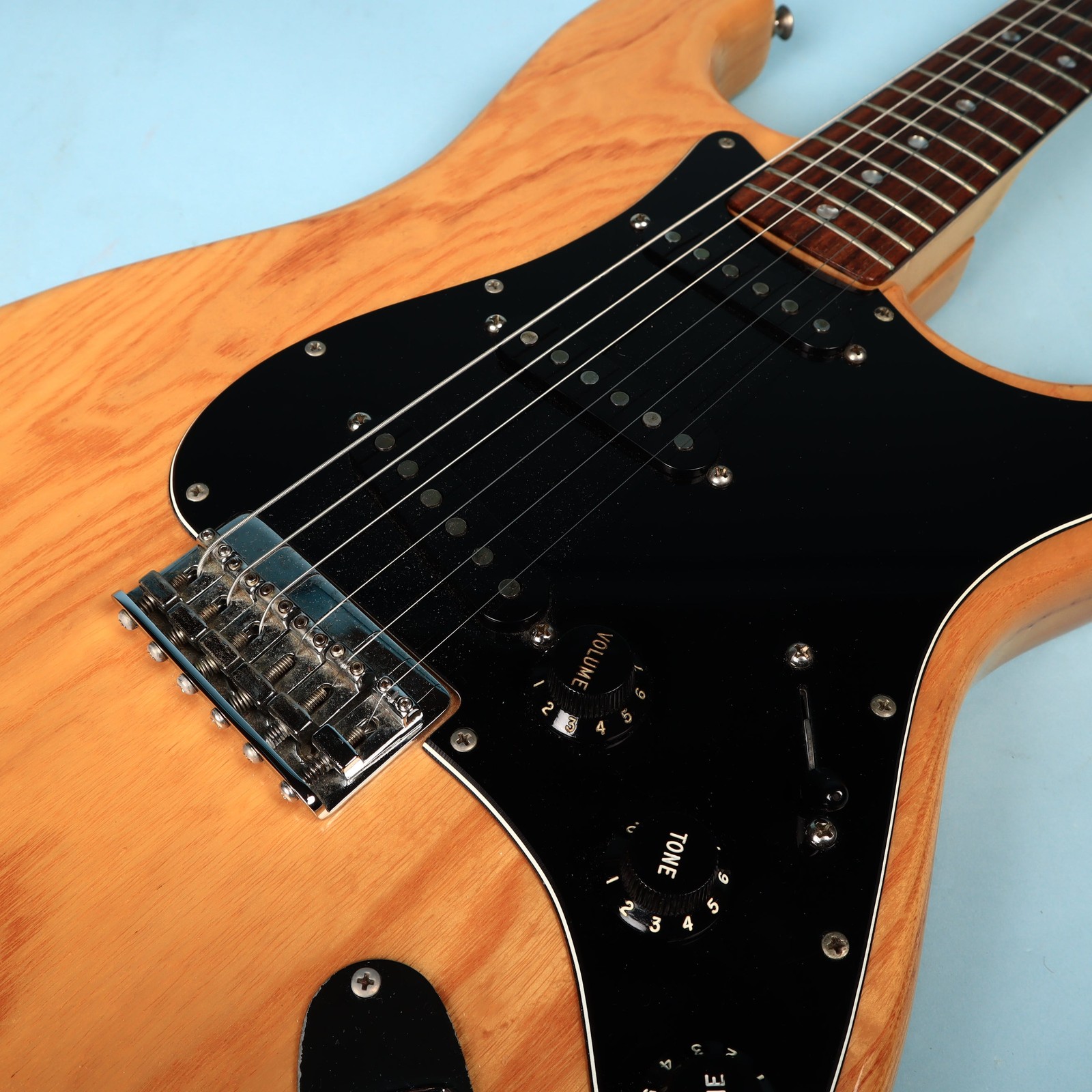 1979 Fender Ash Stratocaster Natural Hardtail Guitar