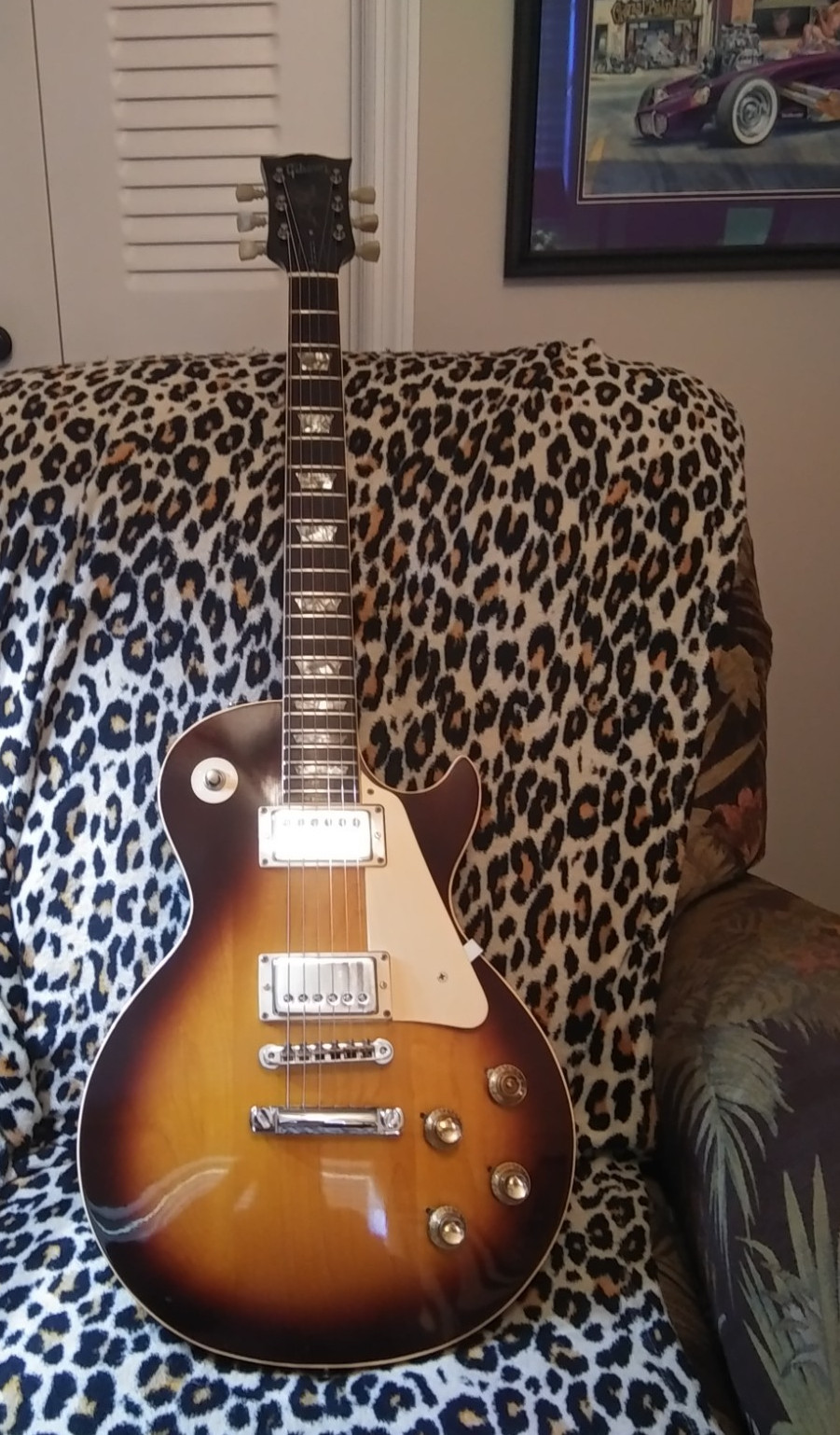 Vintage 1974 Les Paul Standard TSB Factory Large Humbuckers Rare find MINT Orig