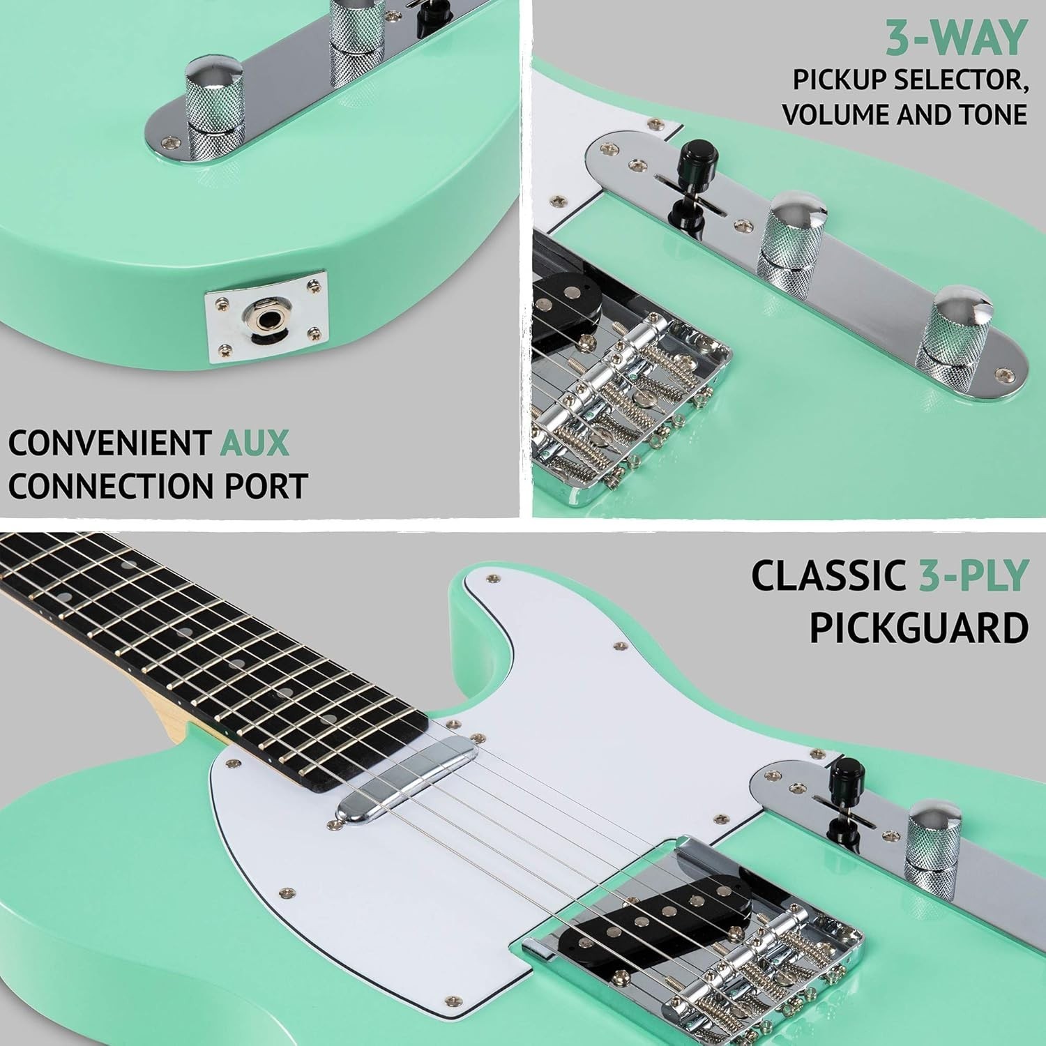 Professional Electric Guitar with Accessories#//