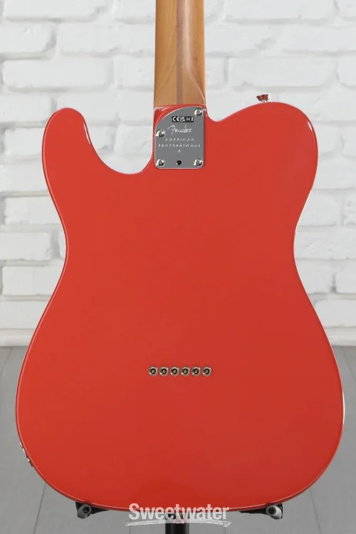 Fender American Professional II GT11 Telecaster Electric Guitar – Fiesta Red,