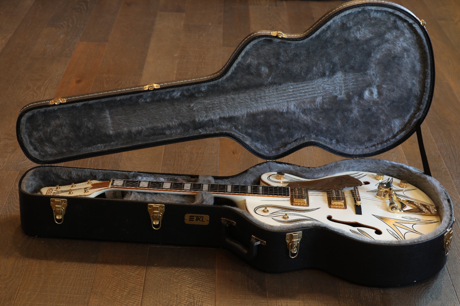 Mint! 2008 Gretsch G7593 White Falcon “Jimmy C” 125th Anni Elec Guitar + OHSC