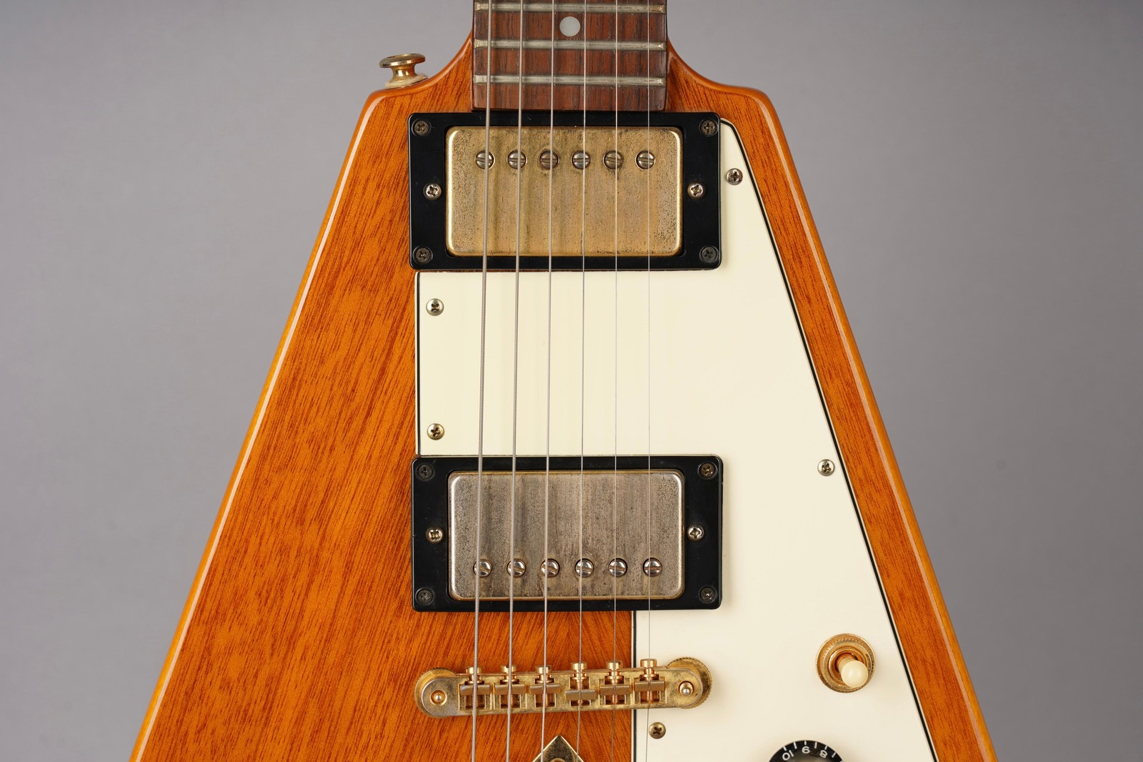 Epiphone ’58 Korina Flying V – 1998 Korea – Natural w/OHSC