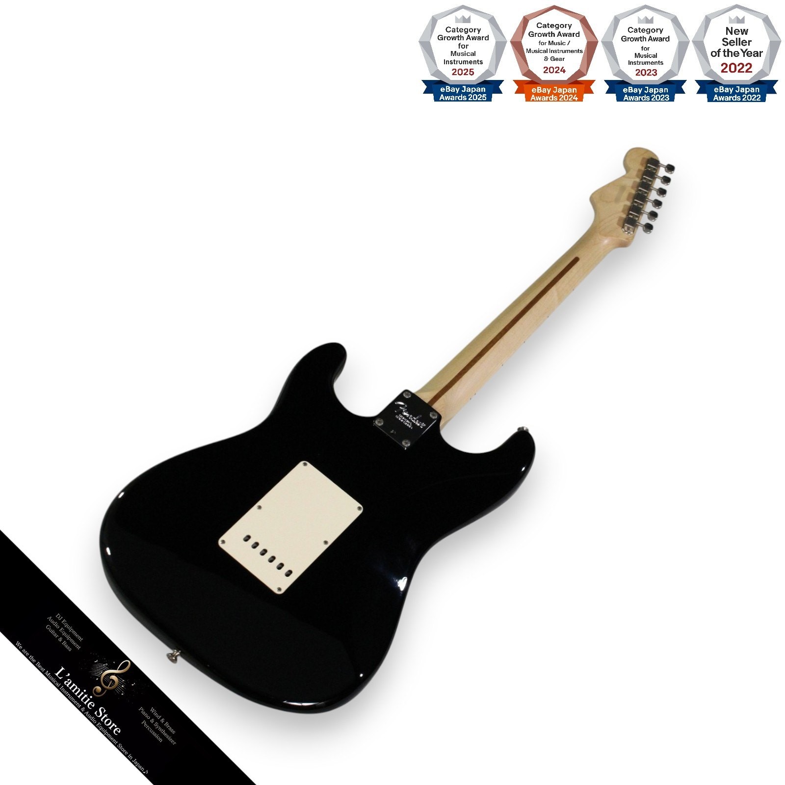 Fender Eric Clapton Stratocaster Blackie 3.65kg Electric Guitar Rare