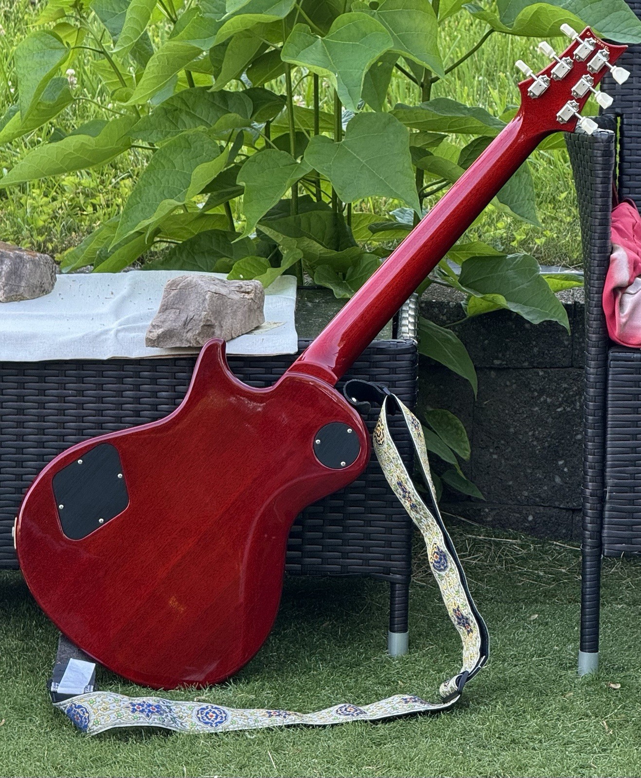 💥EXCELLENT💥PAUL REED SMITH McCarty 594 CHARCOAL CHERRY ELECTRIC GUITAR w/ CASE