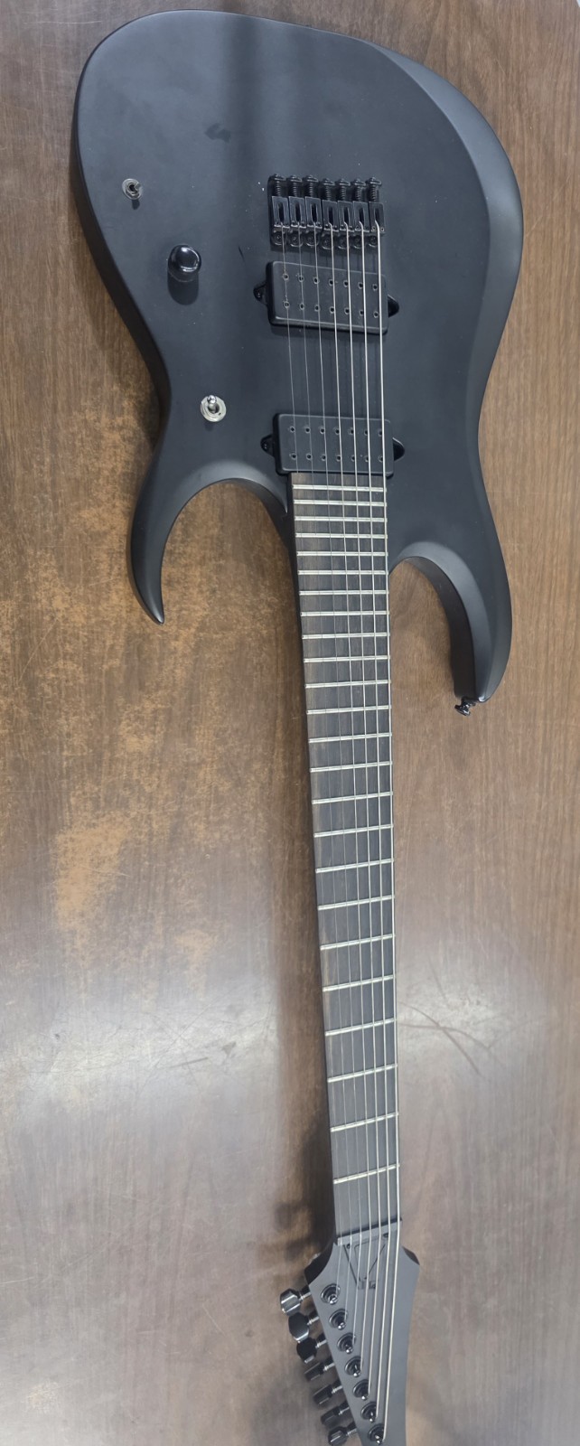Ibanez RGDRB71BKF RGD Iron Label 7-String Guitar – Black