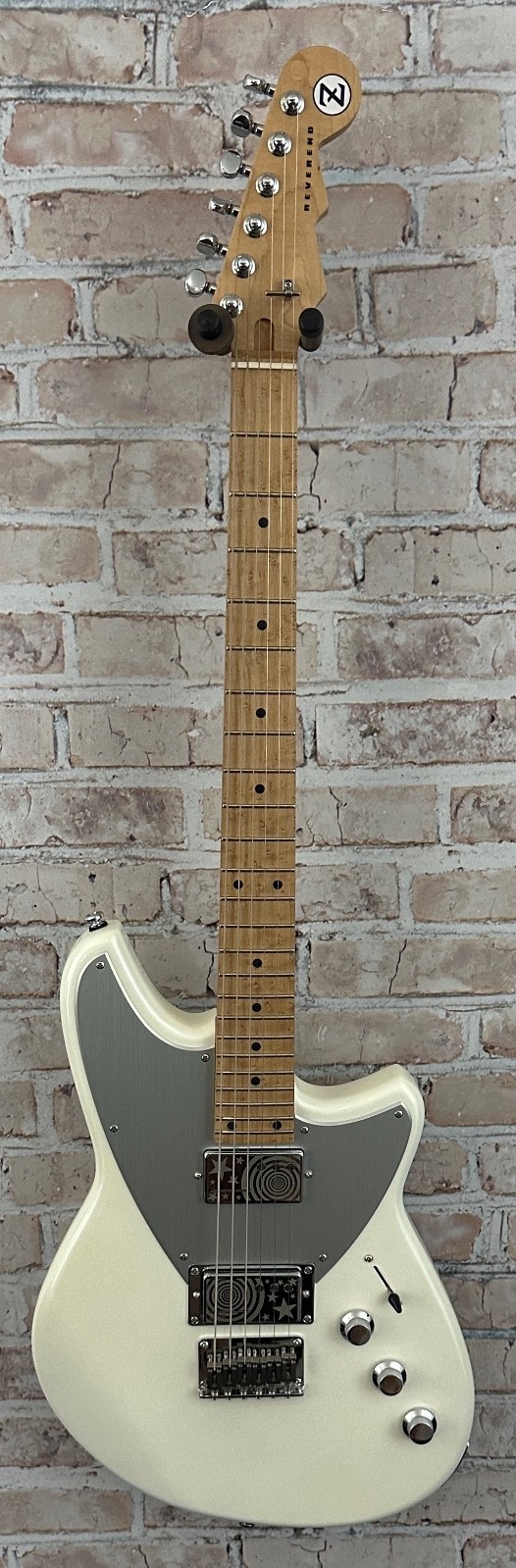 Reverend Billy Corgan Drop Z Signature – Pearl White