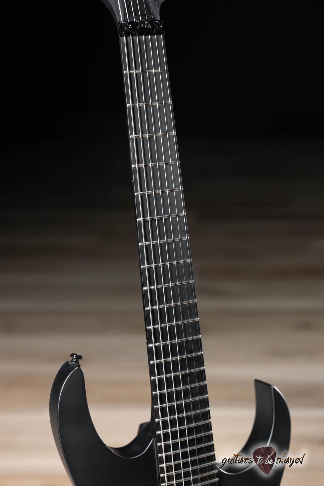 Ibanez RGRB720 RG Iron Label 7-String Tremolo Guitar – Black Flat