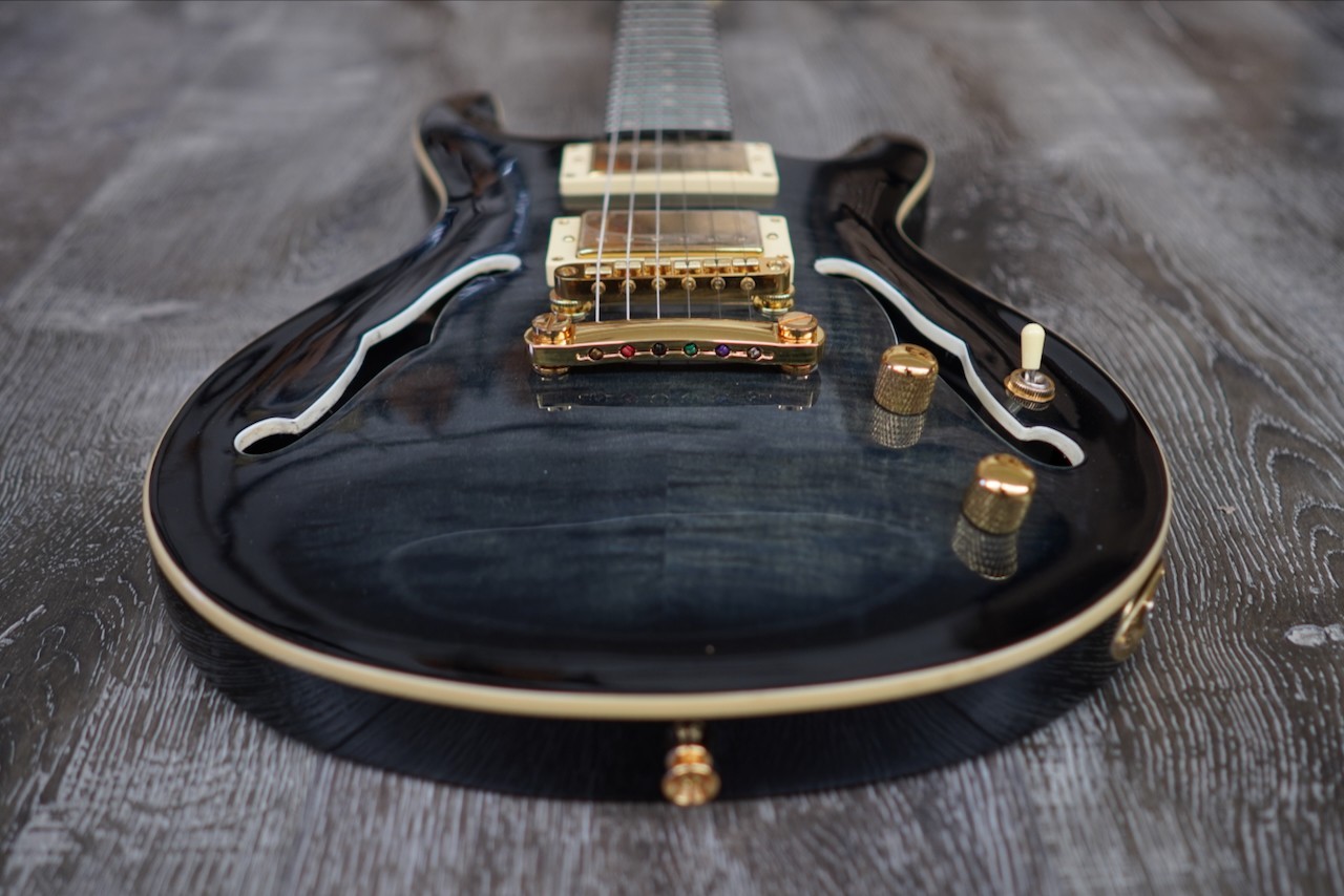 AIO Wolf KLP 45FM Electric Guitar – Black Sunburst