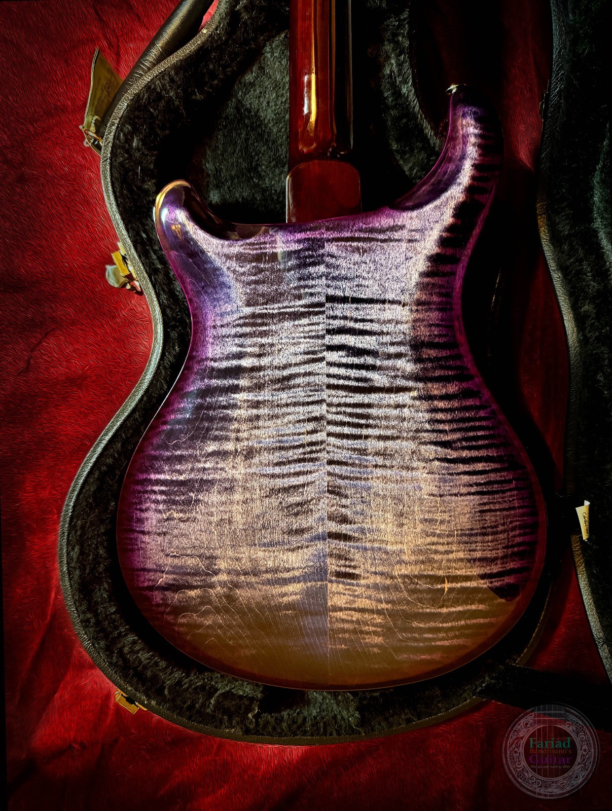 PRS Hollowbody II Piezo Hollow Body, Custom Purple Mist Finish( “Brand New” )