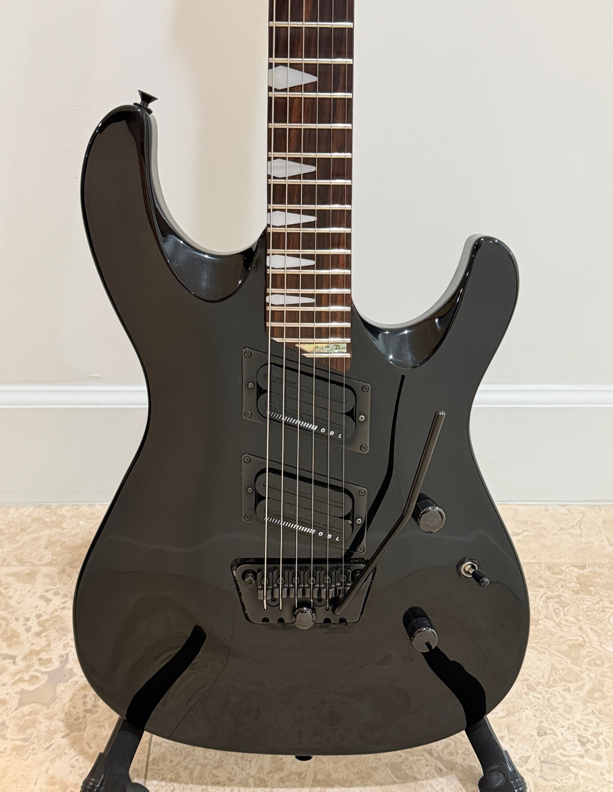 1996 Epiphone Pro-2 Super Strat Electric Guitar – Metallic Black