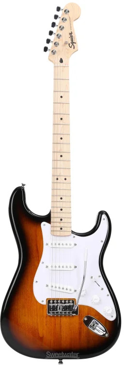 Squier Sonic Series Stratocaster Pack – 2-color Sunburst