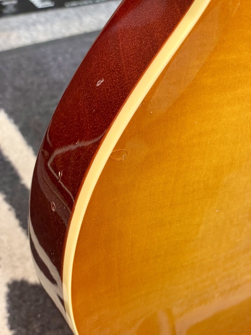 Burny LG-75GR Les Paul Type Light Brown Sunburst 1990s Deep Joint Japan Used