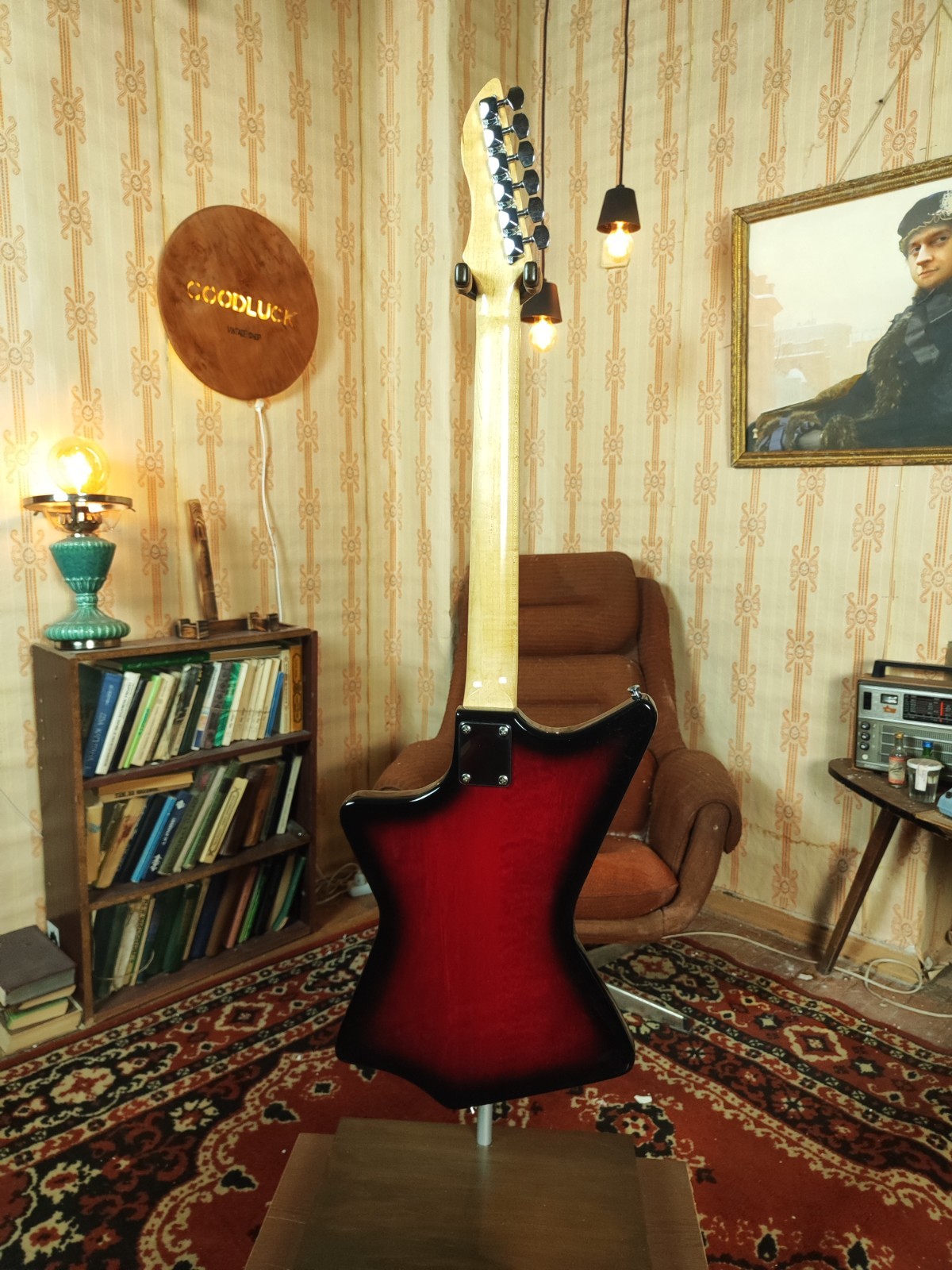 Krunk Ani Style Sunburst Guitar Modern USSR Remake Custom Options