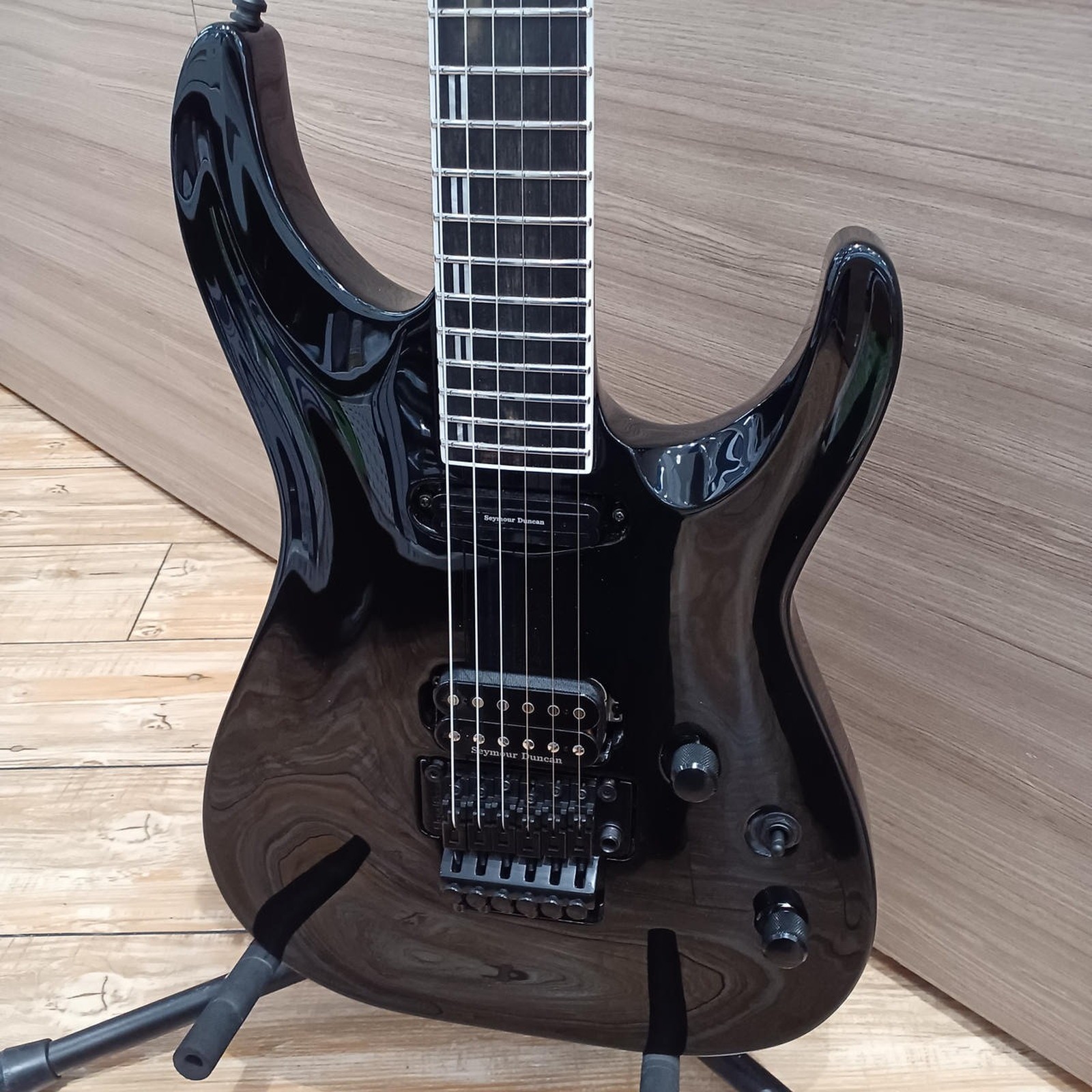 ESP E-HORIZON-I Used Alder body Maple neck Ebony fingerboard Black w/Soft case