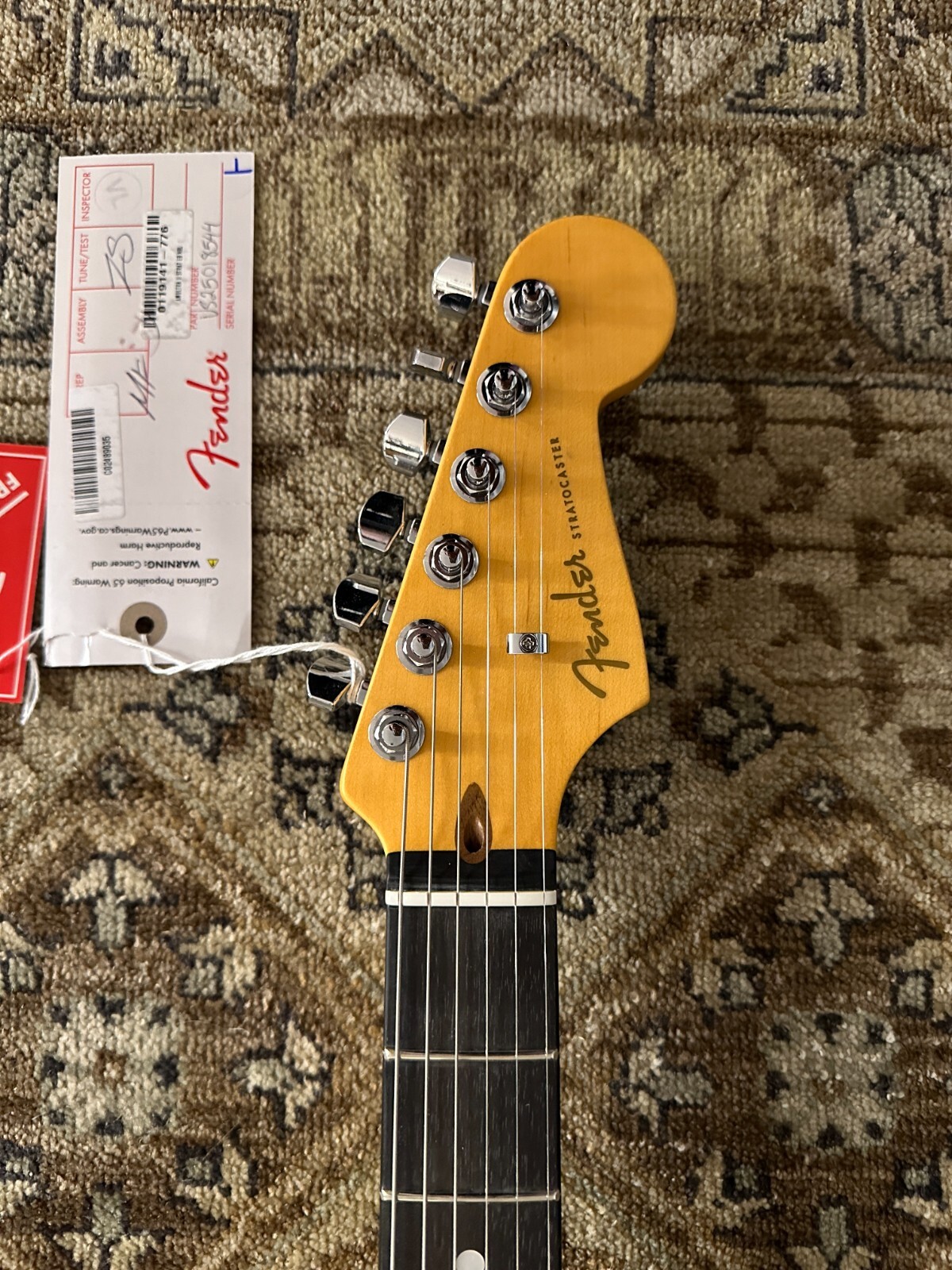 Fender American Ultra II Stratocaster in Noble Blue w/ Hard Case & Free Setup