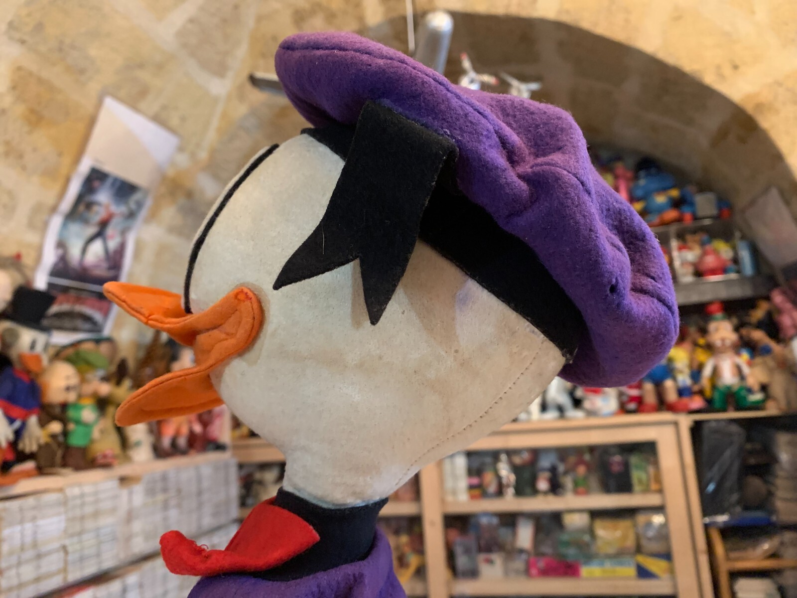 VINTAGE LARGE 17″ TOY DOLL FELT DONALD DUCK PANNOLENCI LENCI DISNEY LARS CRESBA