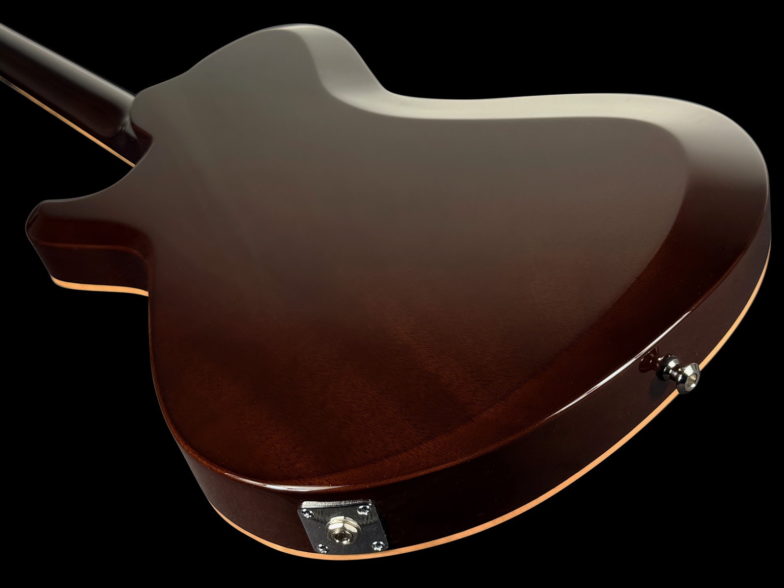 2026 KNAGGS CHENA HOLLOWBODY TIER 1 w PALE MOON EBONY FRETBOARD ~SAND DUNE BURST