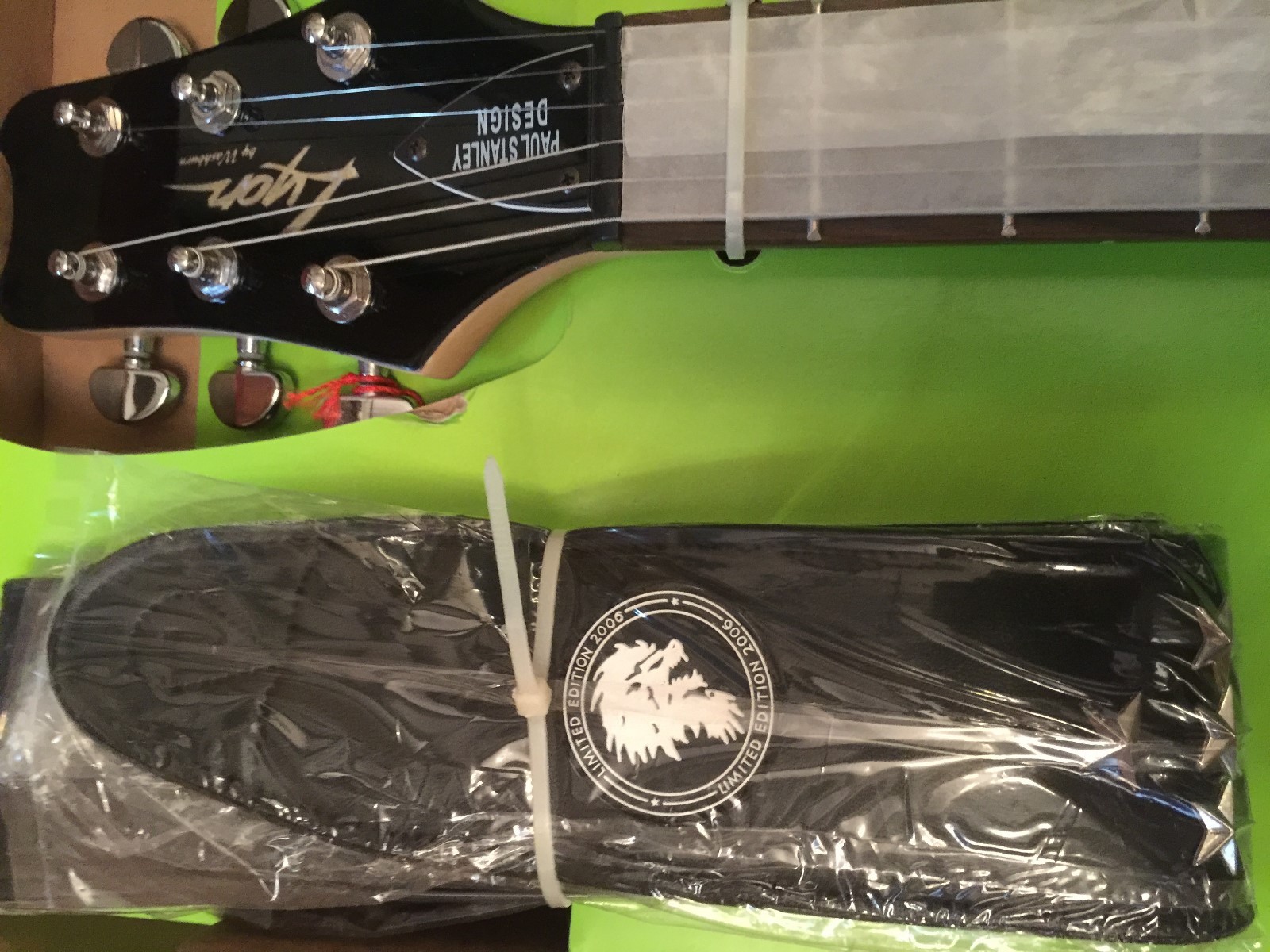 Paul Stanley Designed & Signed Red Kiss Electric Guitar – Limited Edition – Rare