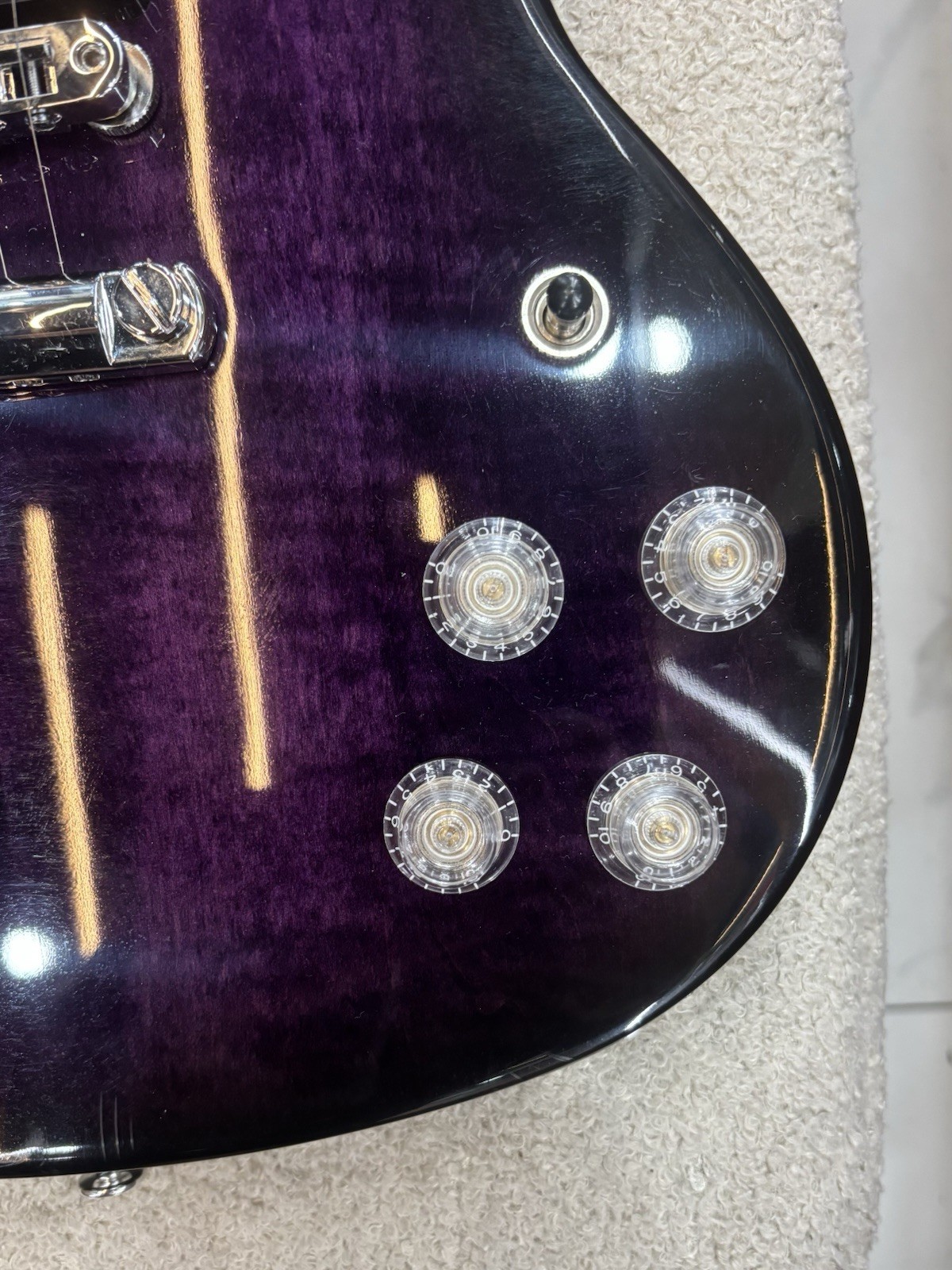 Gibson SG Modern Dark Purple Burst Electric Guitar USA w/ Gator Transit Gig Bag