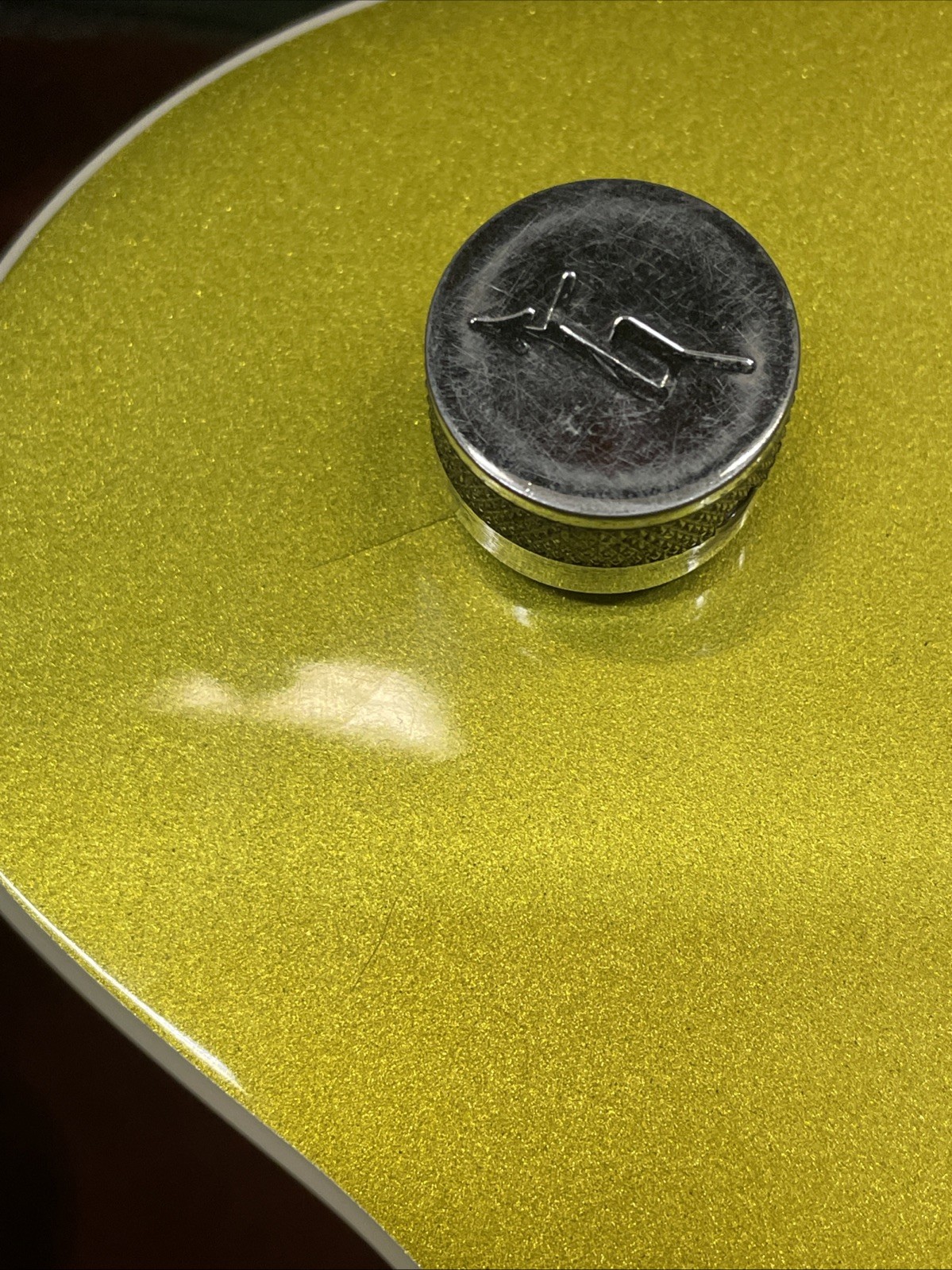 Gretsch G6120SHLTV Brian Setzer Hot Rod Model Lime Electric Guitar with Case