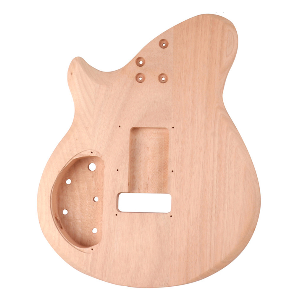 DIY Electric Guitar Beginner Kit Mahogany Body Maple Neck Rosewood Fingerboard