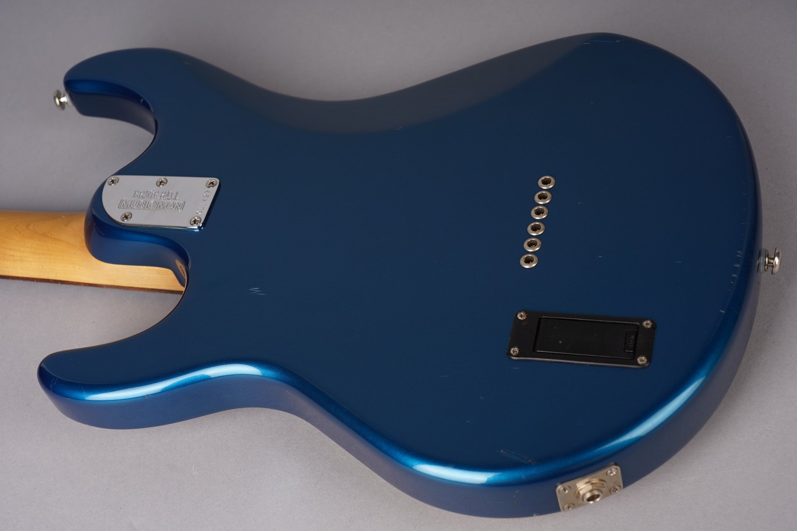 Ernie Ball Music Man USA Silhouette Special SSS Hardtail – 2000 – Blue Pearl