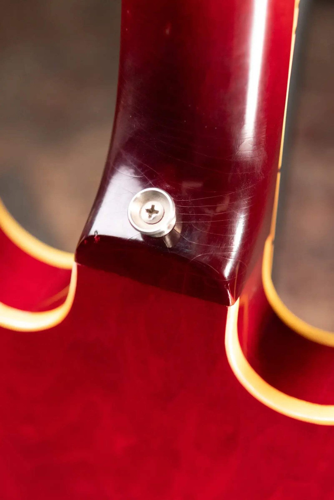 Gibson 1961 ES-330TC Thinline Hollow Body Electric Guitar Cherry with Hardshell