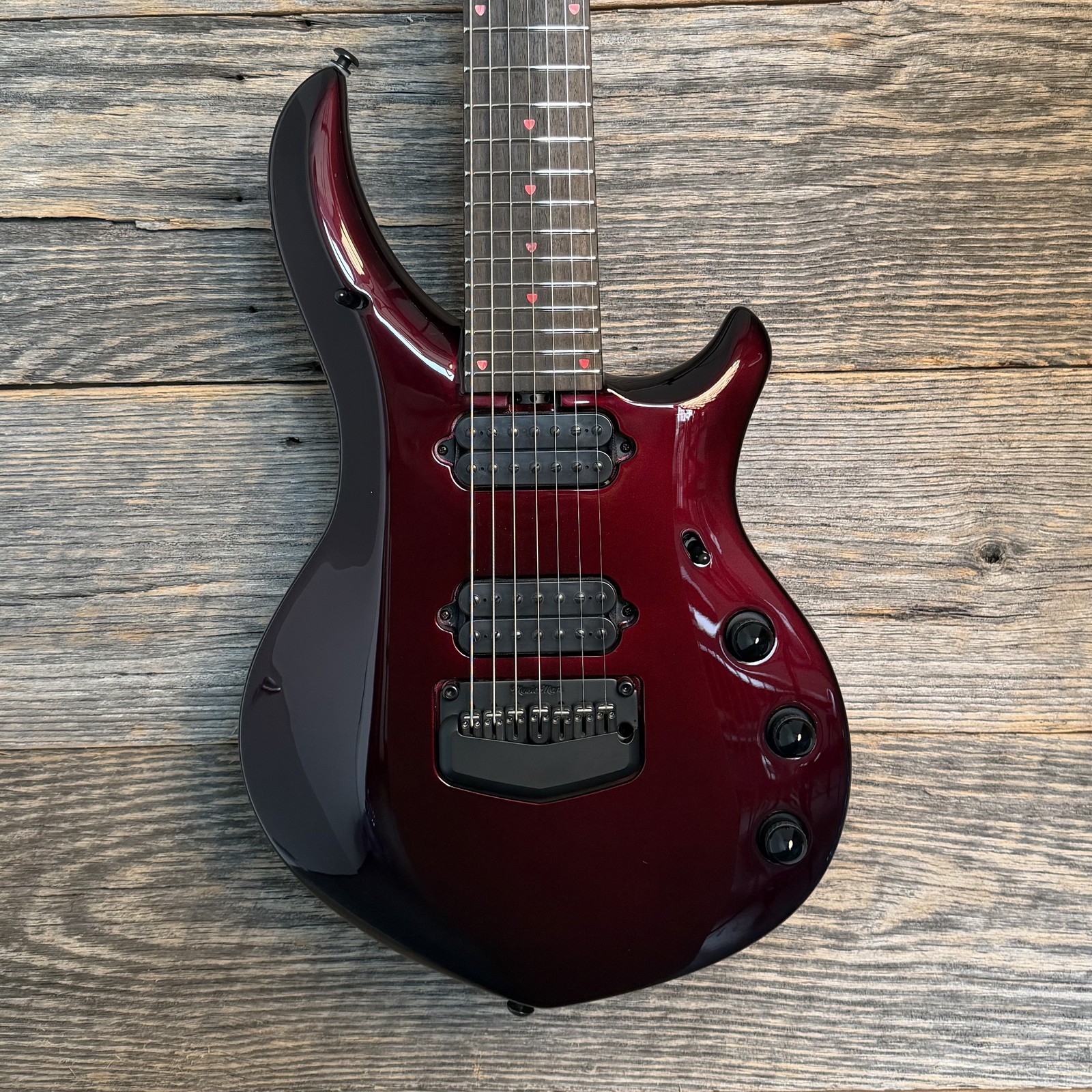 Ernie Ball Music Man John Petrucci Majesty Premium Select 7 – Carnelian Red