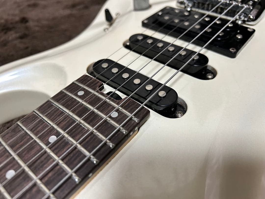 Aria Pro II Aria Pro MAC series Pearl White Electric Guitar Used From Japan