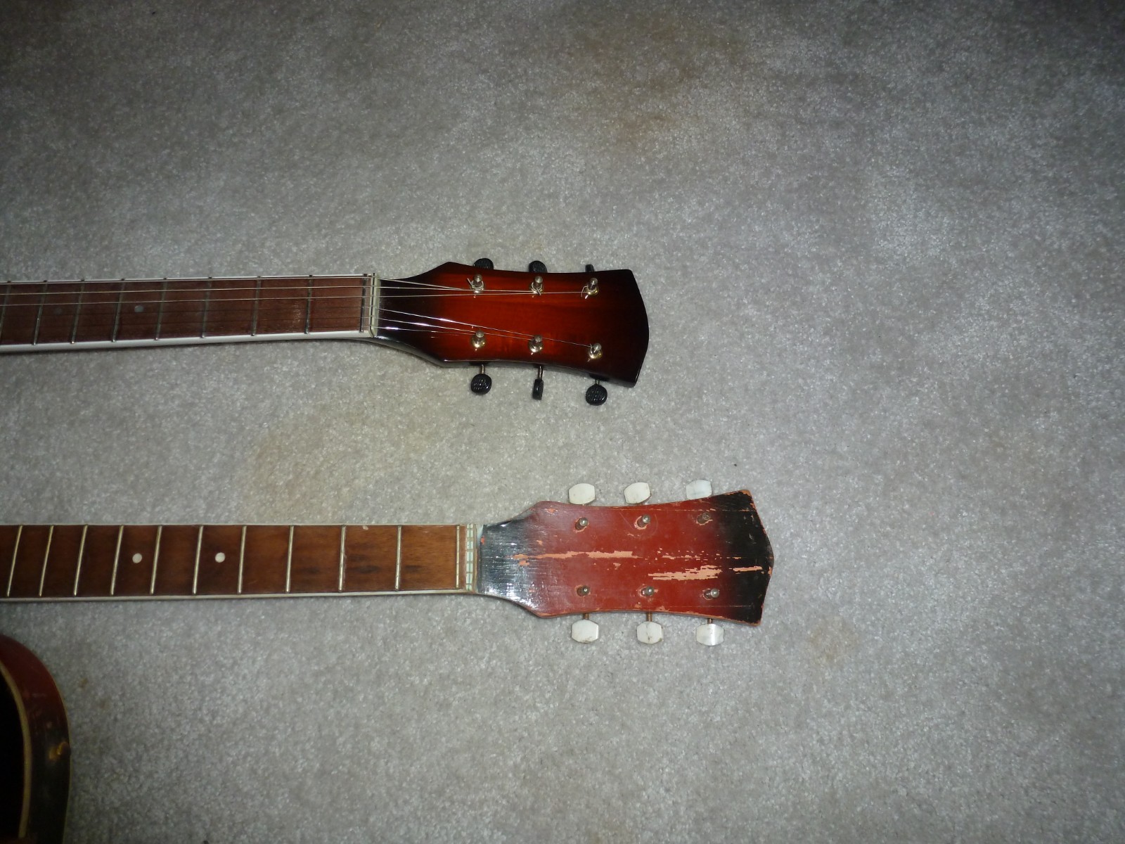 Soviet Ukrainian made hollow body Elec. guitar. PLEASE LOOK