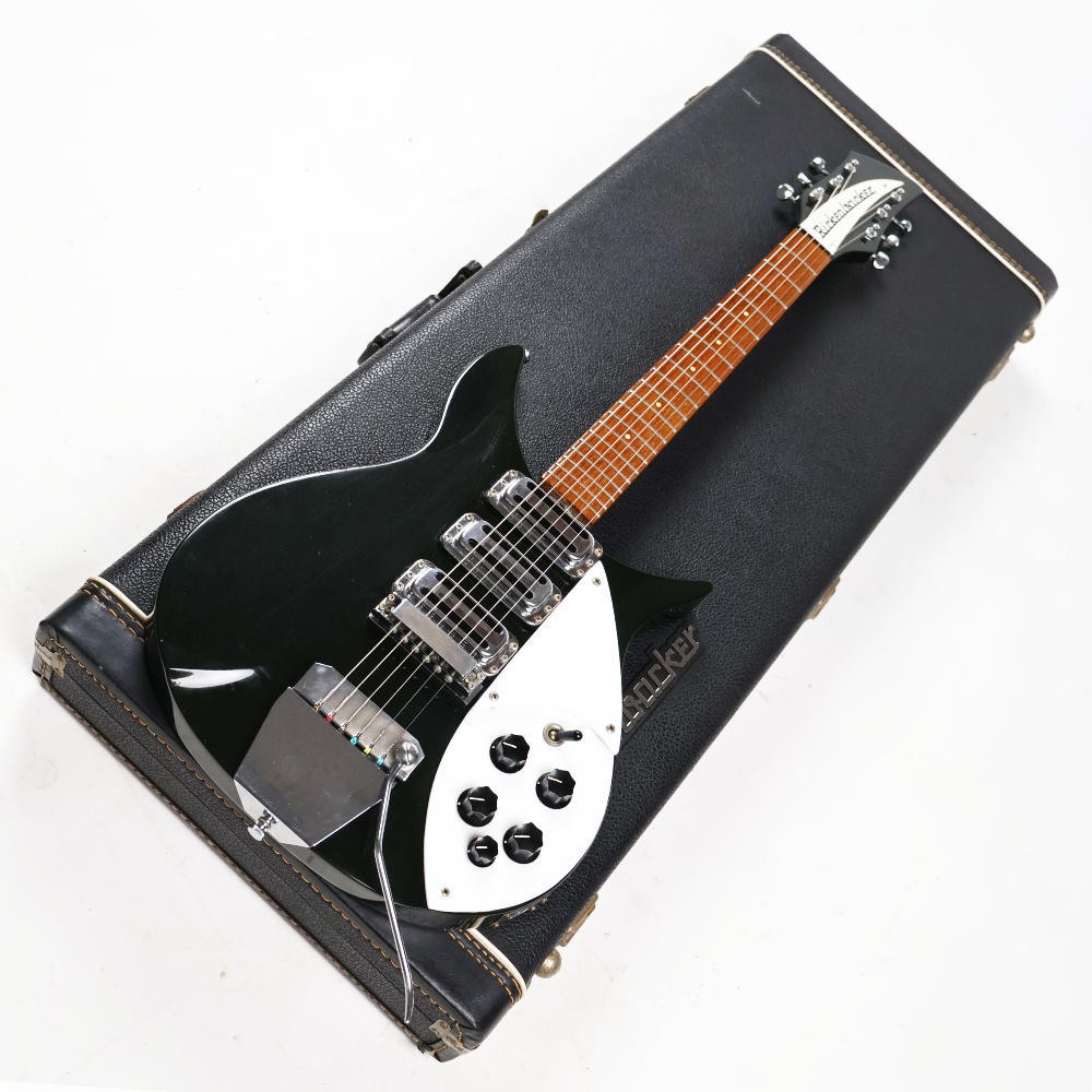 Used Rickenbacker 325V63 JG Jetglo, manufactured in 1984.