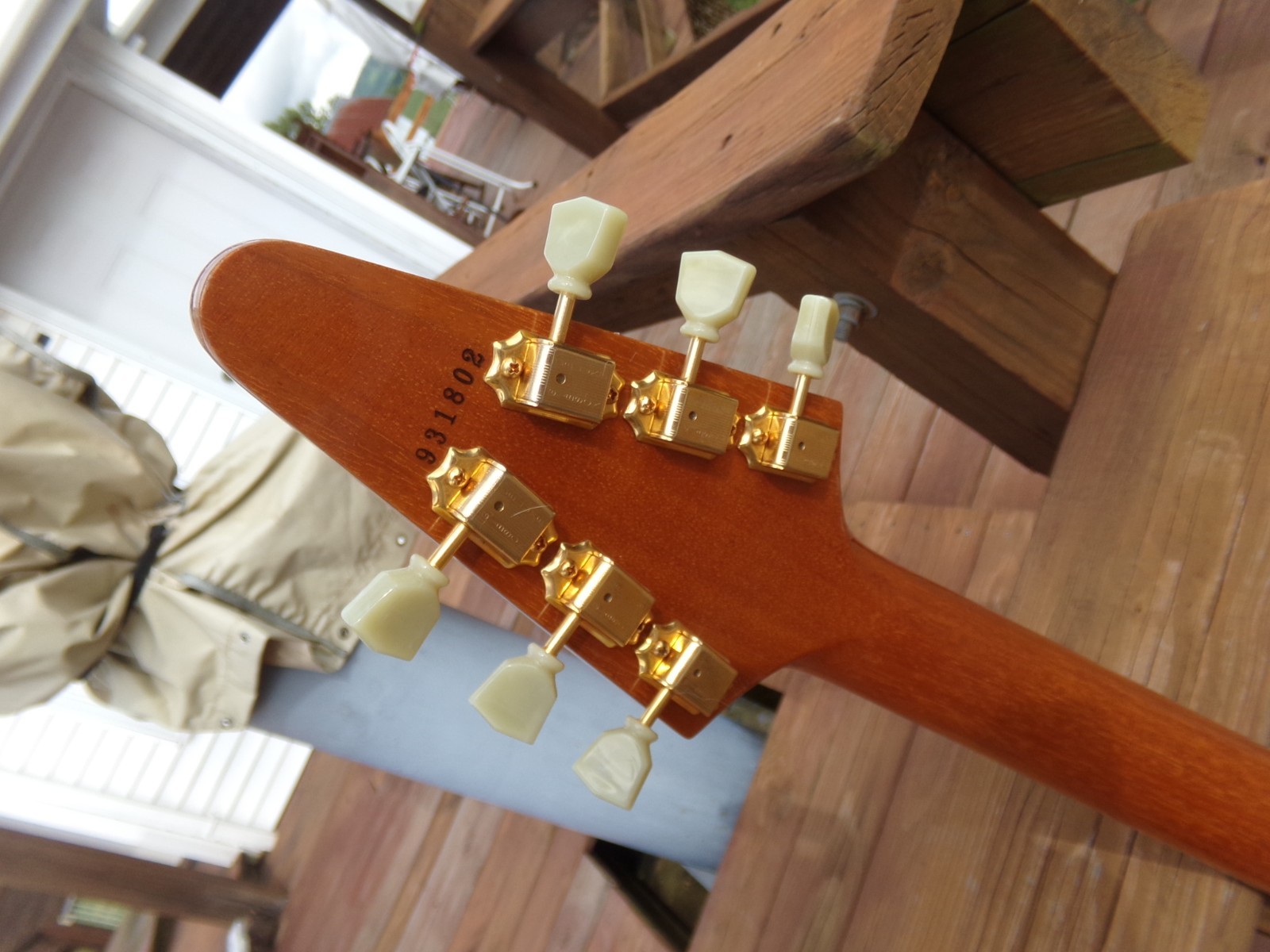 Gibson Historic Custom Shop Reissue Flying V 1959 – Natural finish exceptional