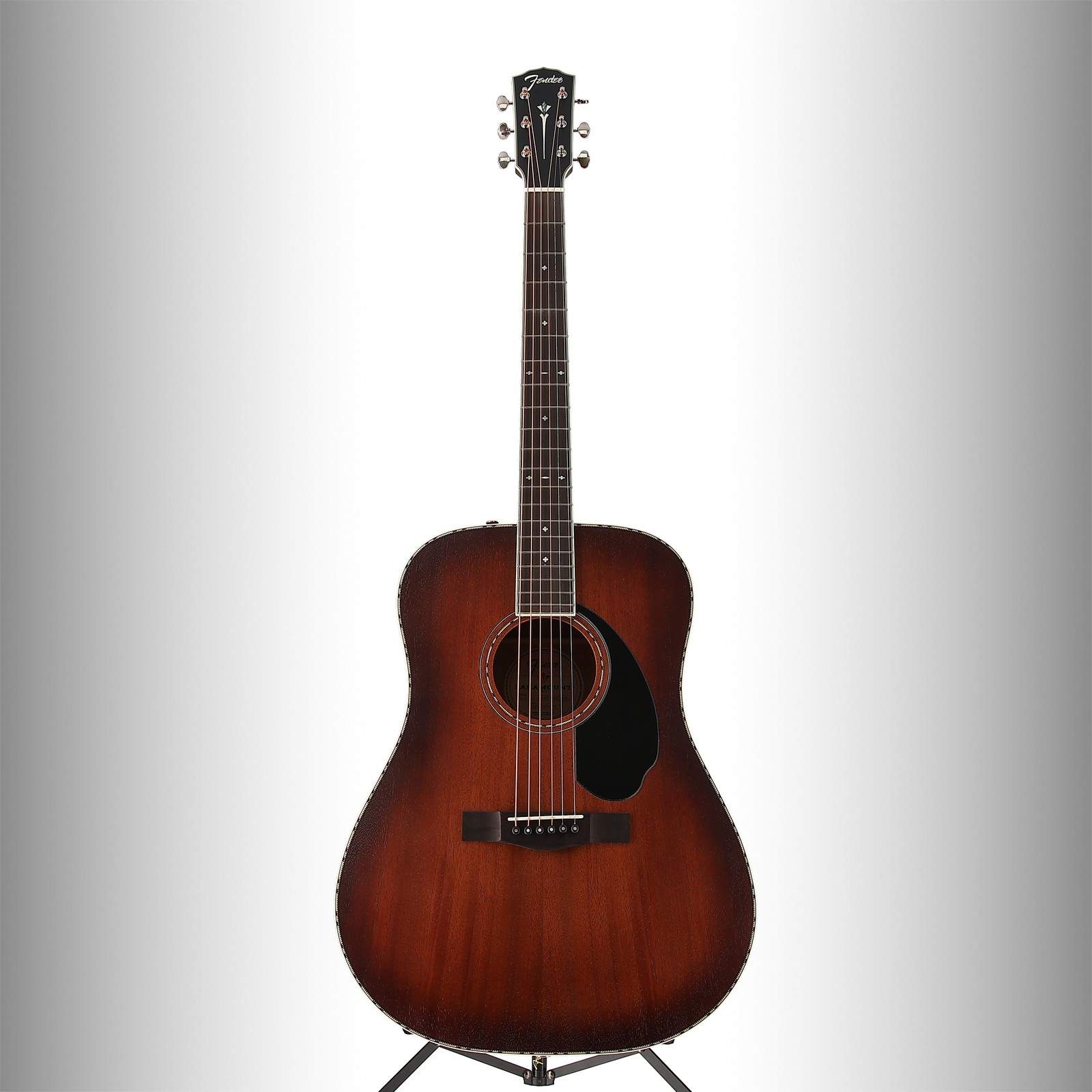 Fender PD-220E Dreadnought, All Mahogany, Aged Cognac Burst (RP)